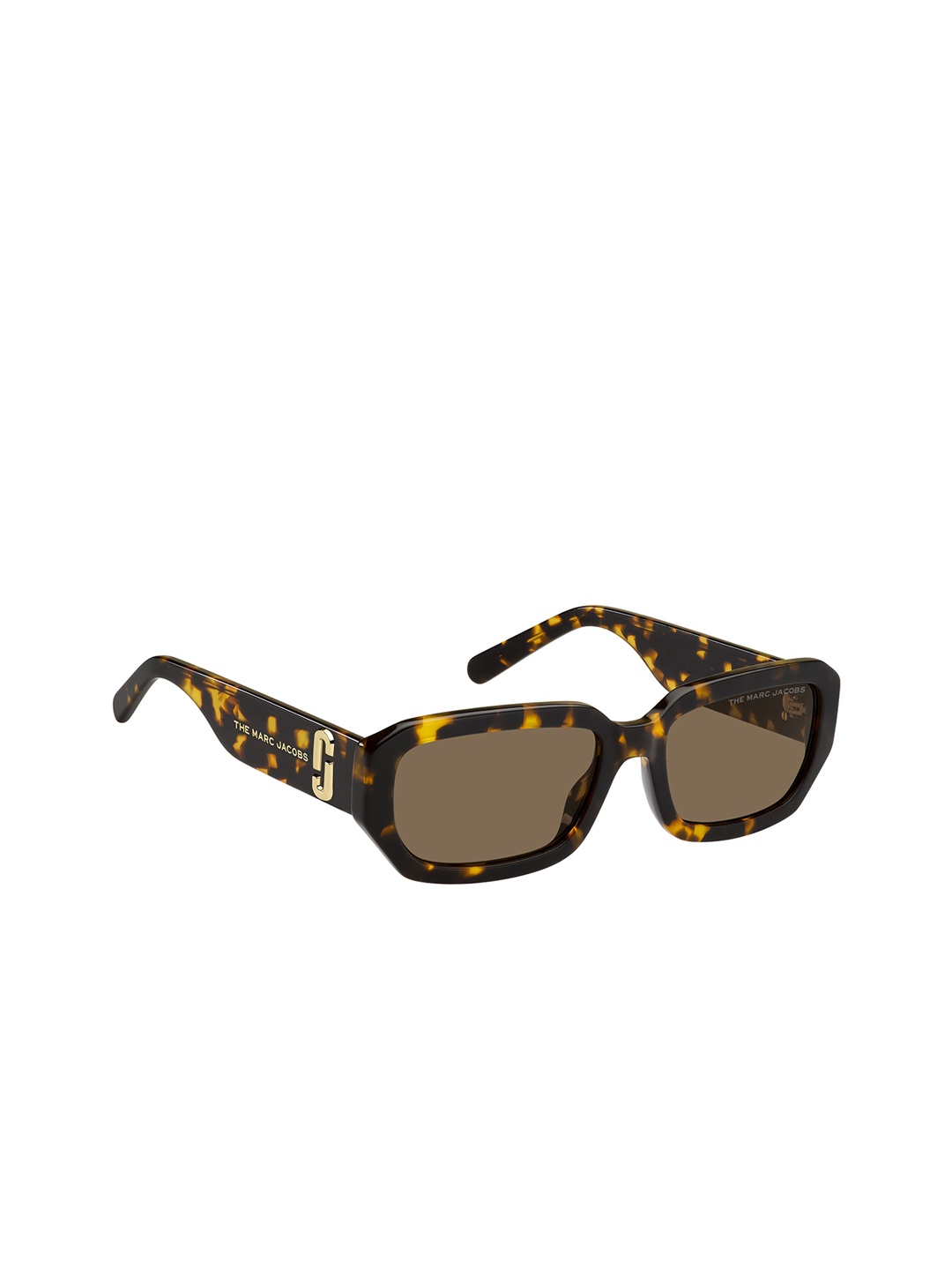 

MARC JACOBS Women Rectangle Sunglasses with UV Protected Lens 2053550865670-HAVANA, Brown
