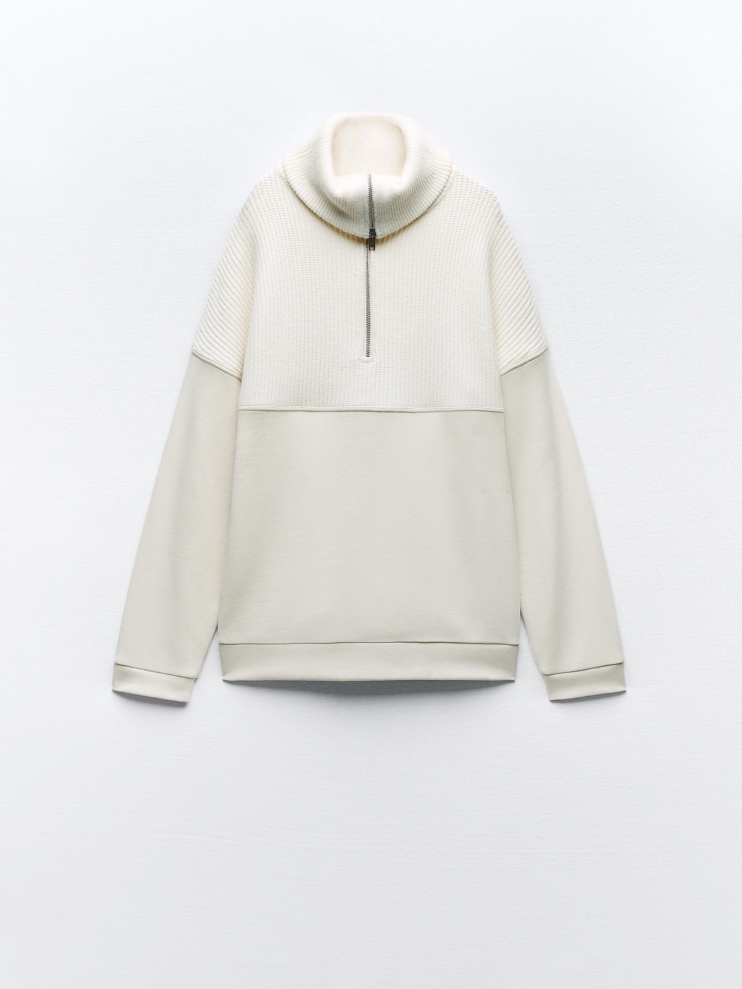 

ZARA Women Beige Sweatshirts