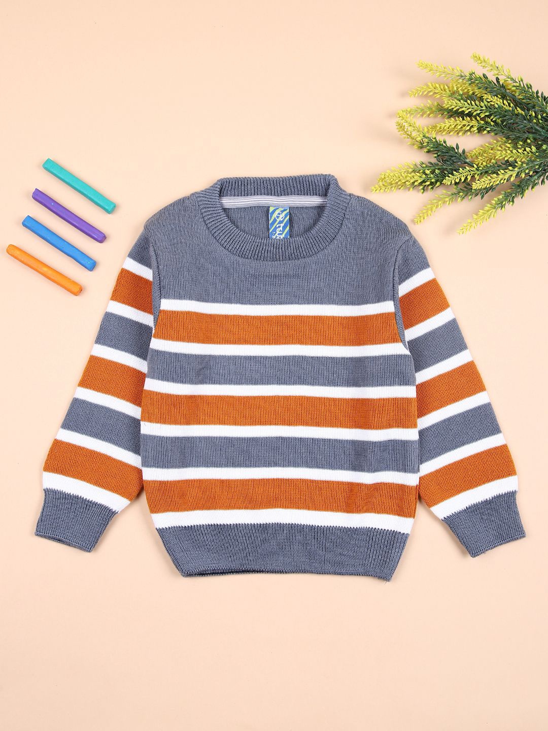 

V-Mart Boys Winters Pullover, Grey