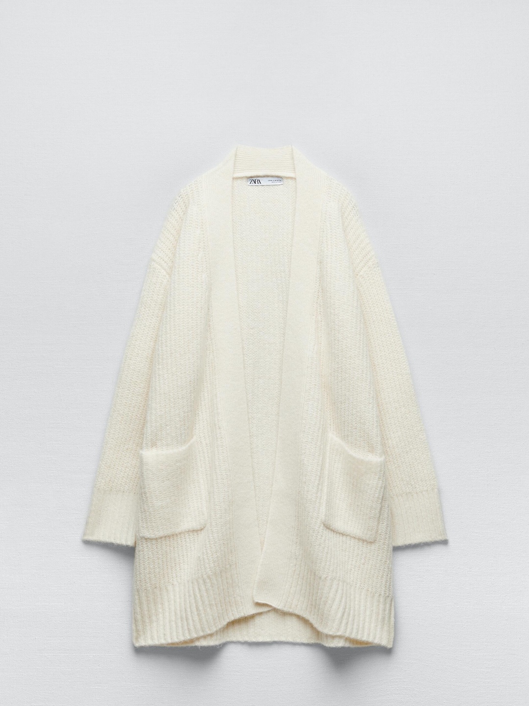 

ZARA Women Cream Sweaters