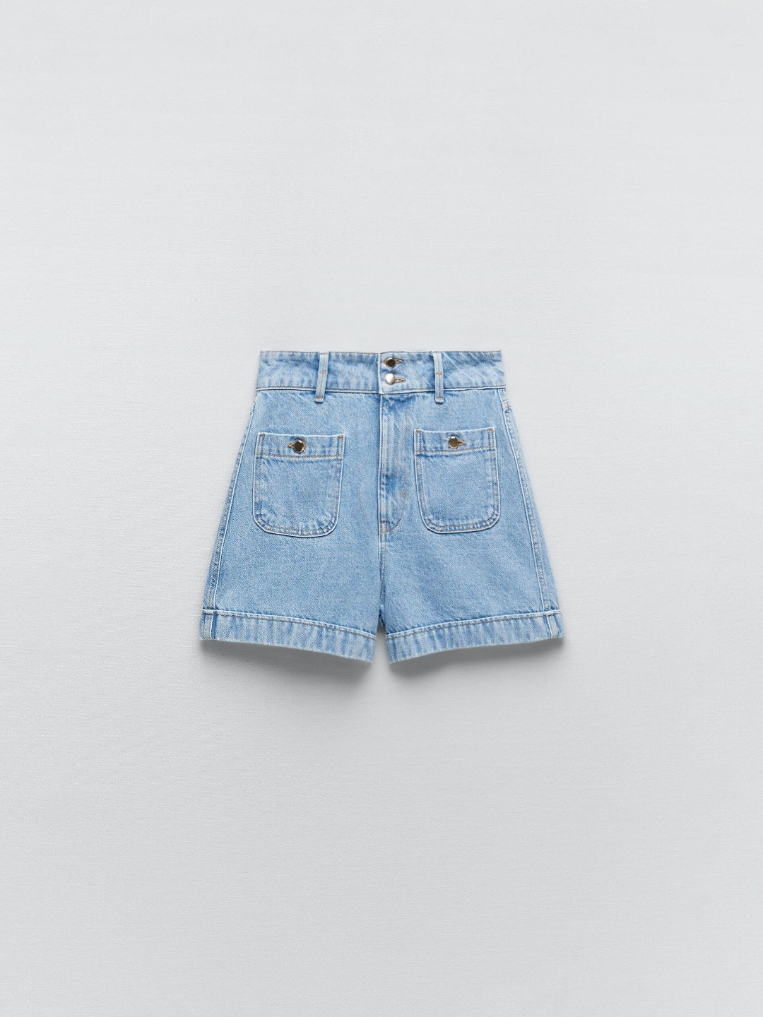 

ZARA Women Blue Shorts