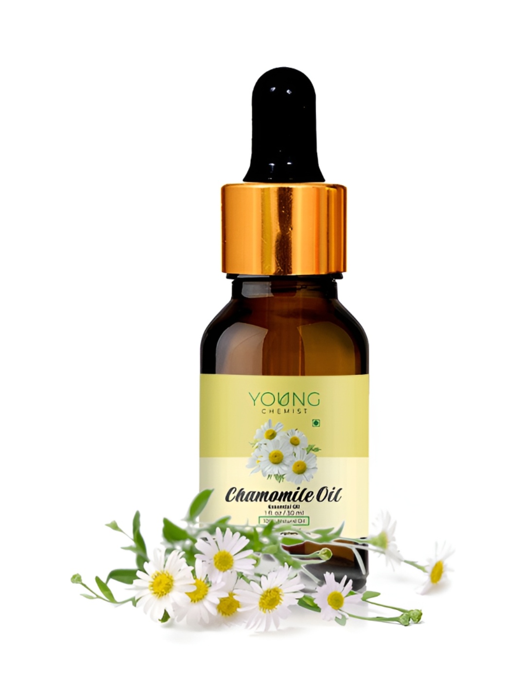 

YOUNG CHEMIST Chamomile Essential Oil For Skin & Hair - 30 ml, Green