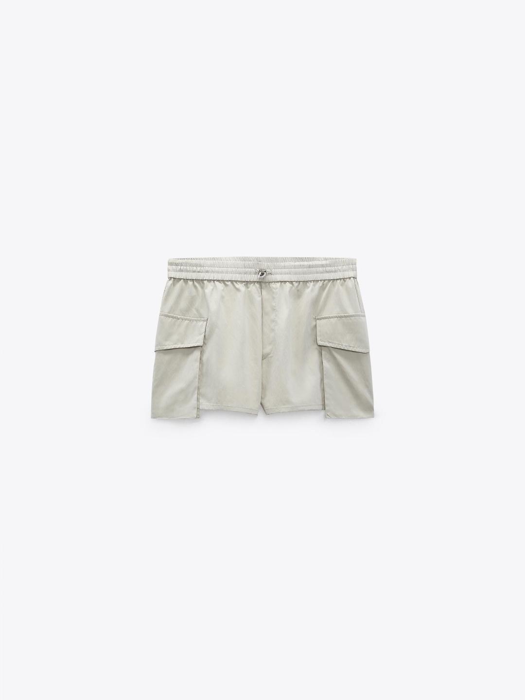 

ZARA Women Grey Shorts