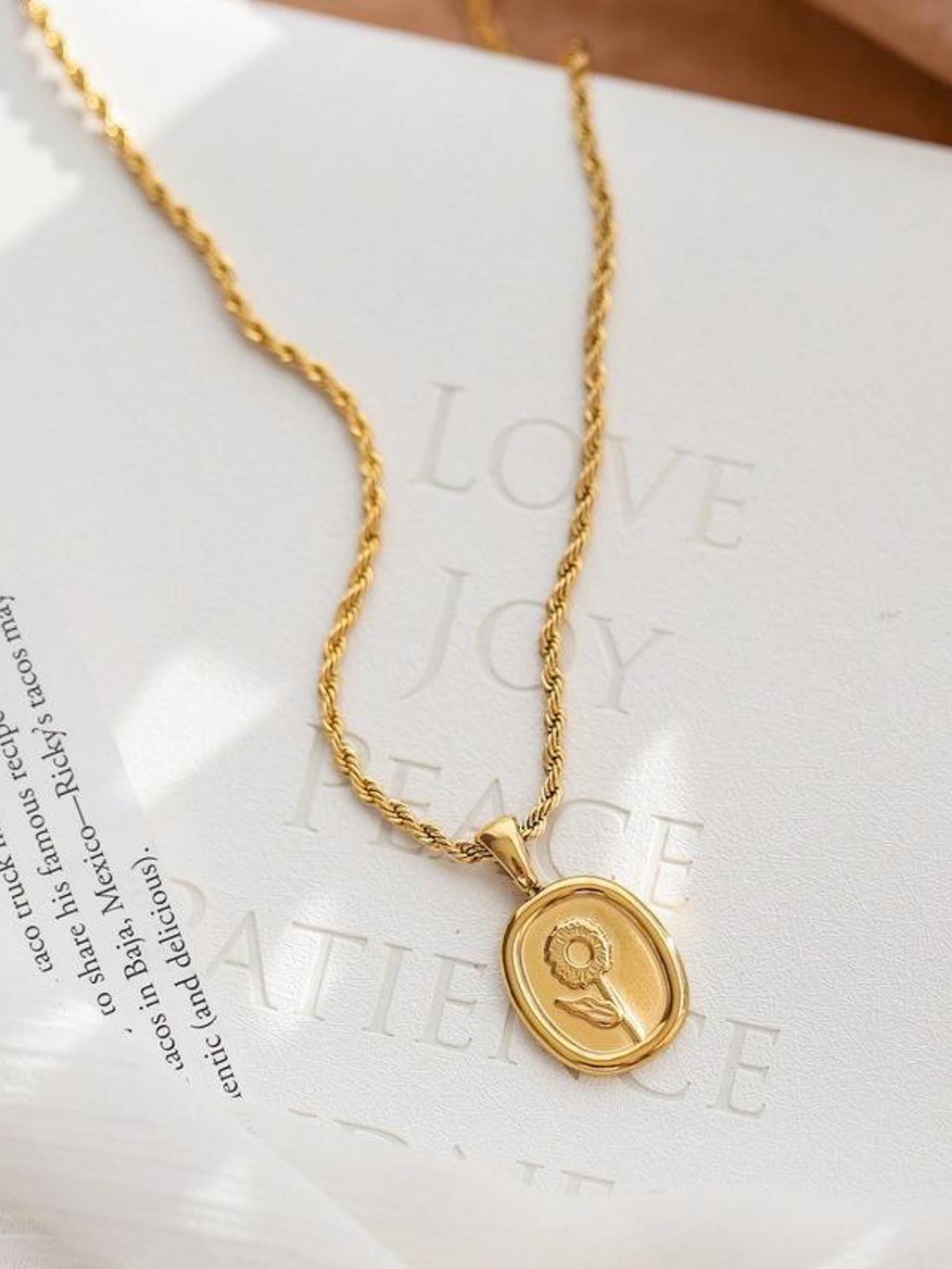 

MYKI Gold-Plated Contemporary Pendants with Chains