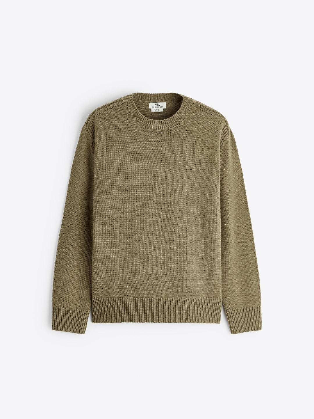 

ZARA Men Khaki Sweaters