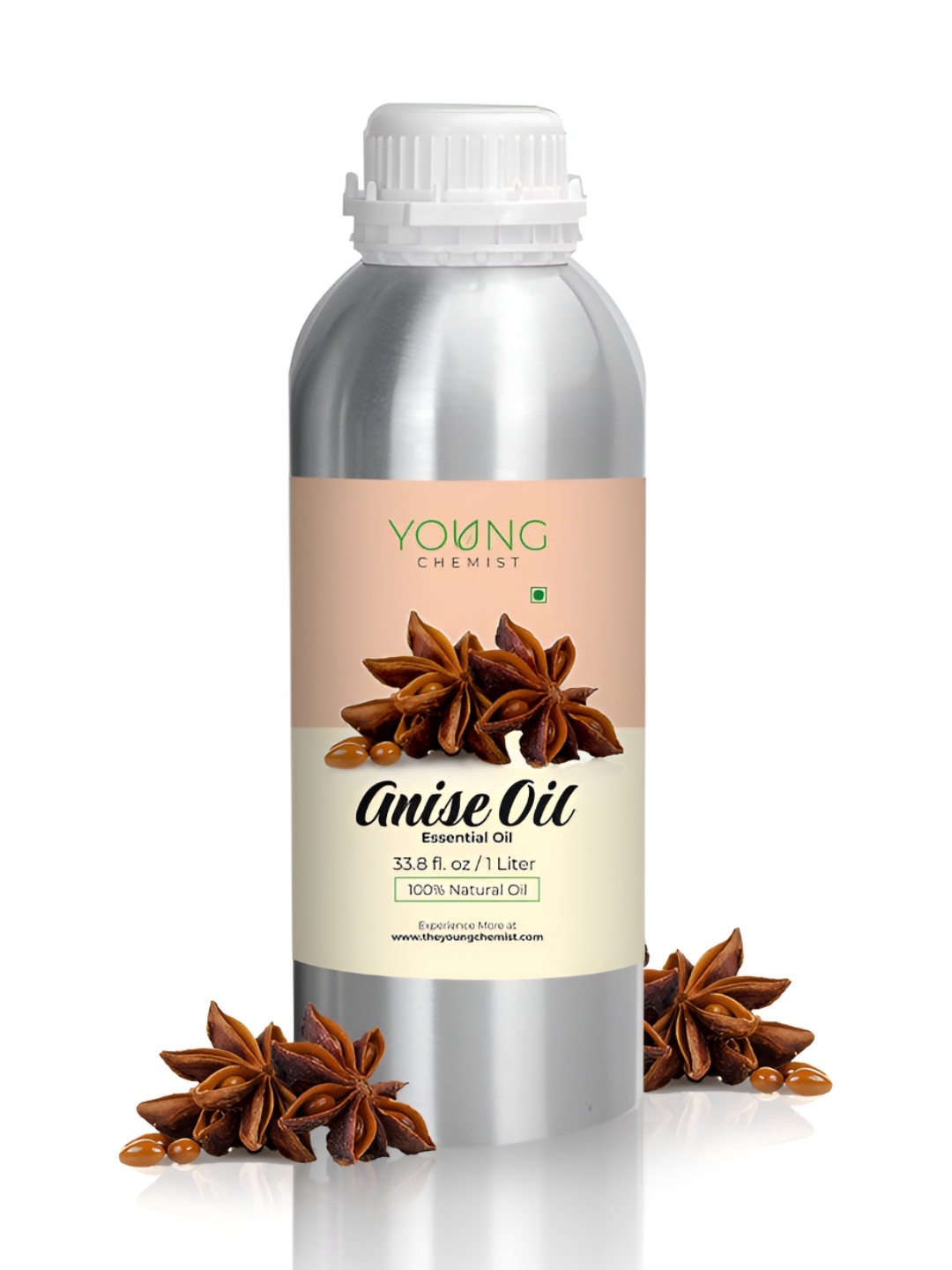 

YOUNG CHEMIST Anise Essential Oil For Skin & Hair - 1 Litre, Brown