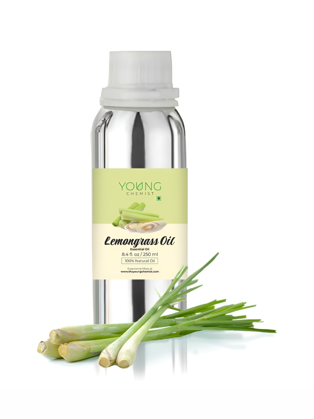 

YOUNG CHEMIST Lemongrass Essential Oil For Skin & Hair - 250 ml, Green