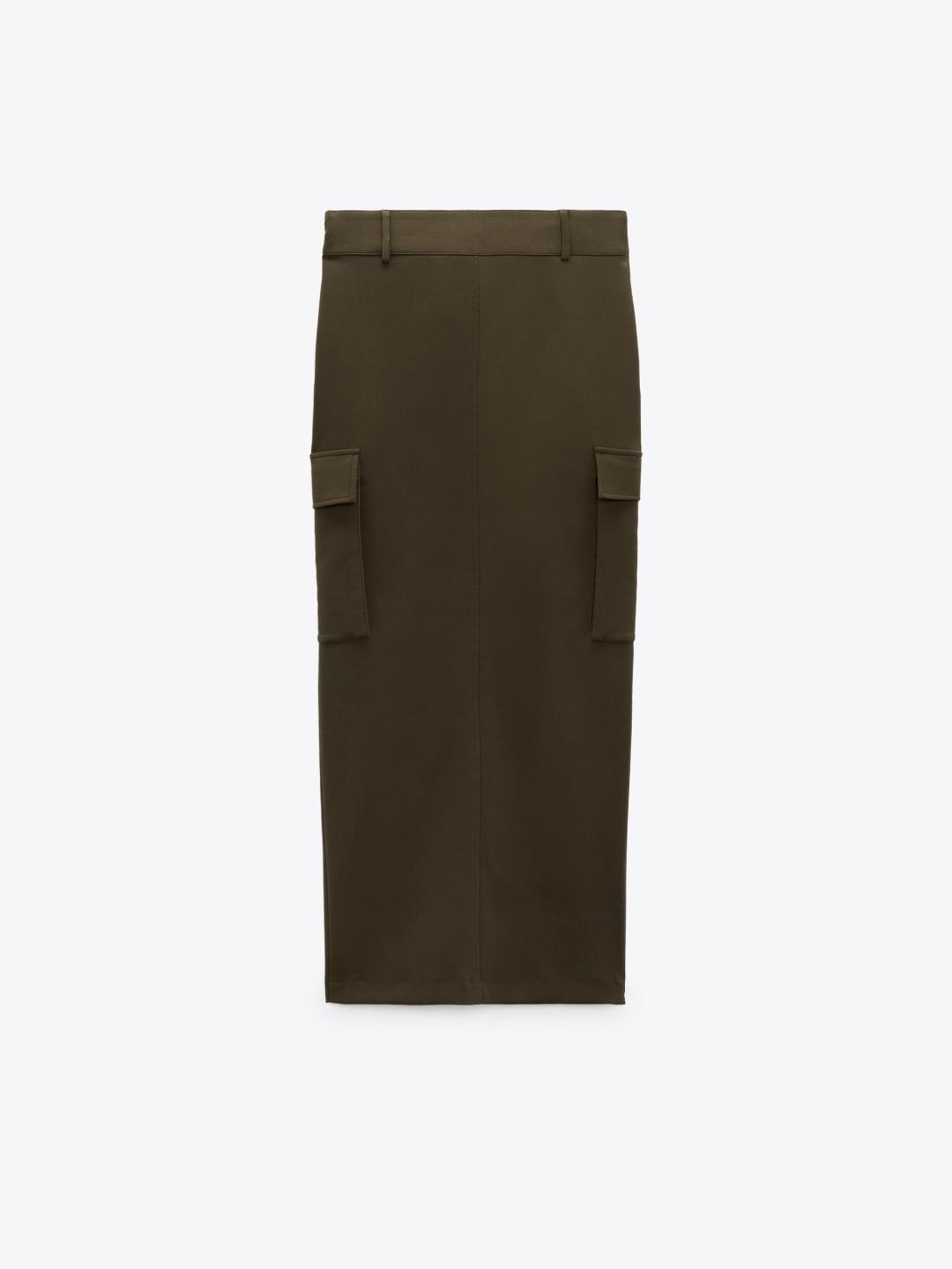 

ZARA Women Khaki Skirts
