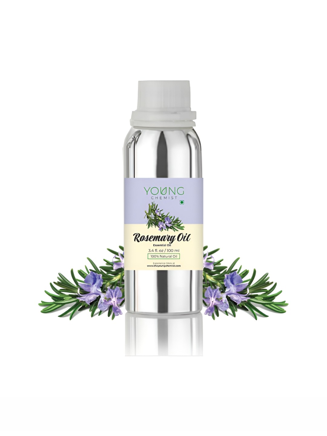 

YOUNG CHEMIST Rosemary Essential Oil For Hair & Skin - 100 ml, Transparent