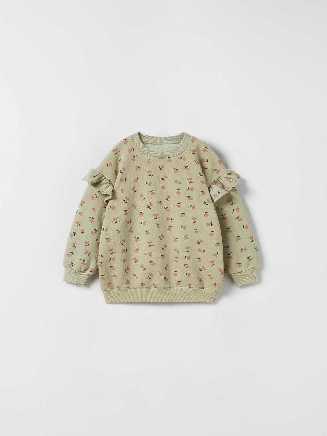 

ZARA Kids-Unisex Green Sweaters