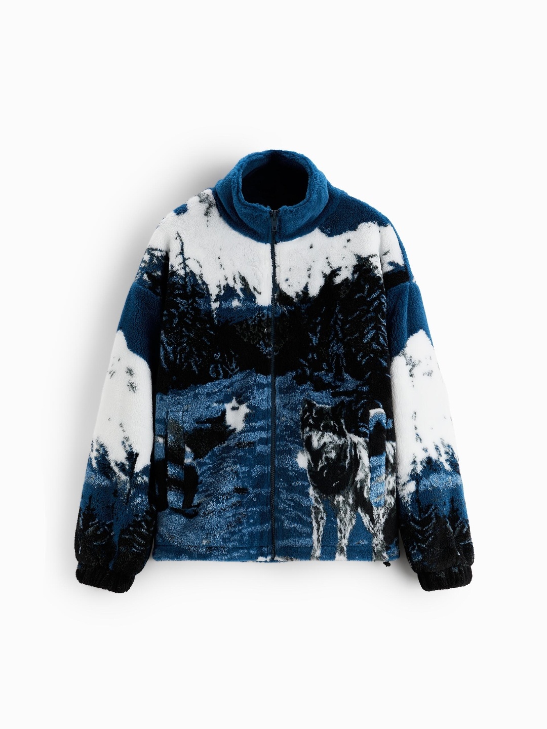 

ZARA Men Blue Jackets
