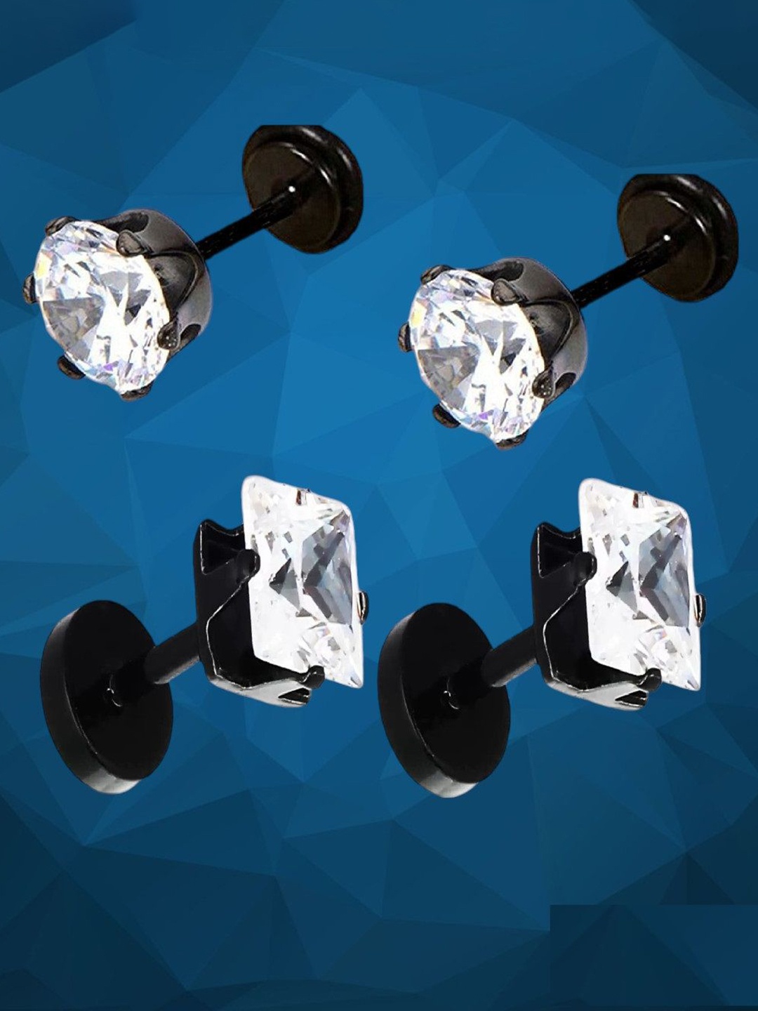 

RUHI COLLECTION Contemporary Ear Cuff Earrings, Na