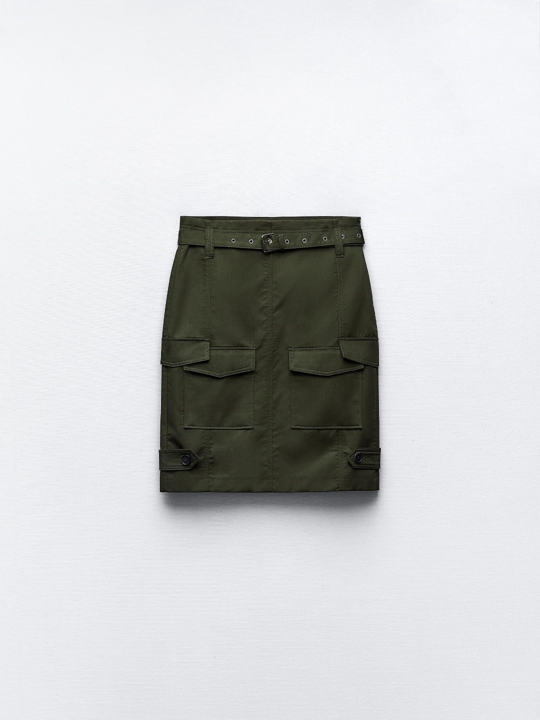 

ZARA Women Khaki Skirts