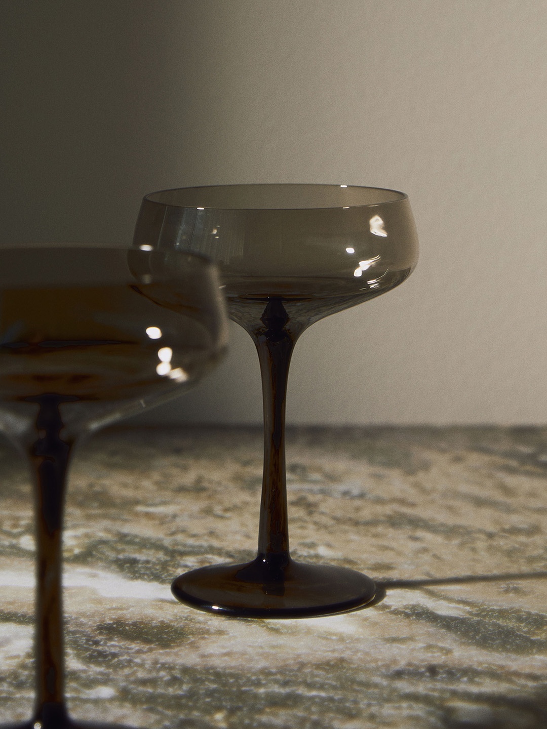 

H&M 2-Pack Champagne Coupes, Grey