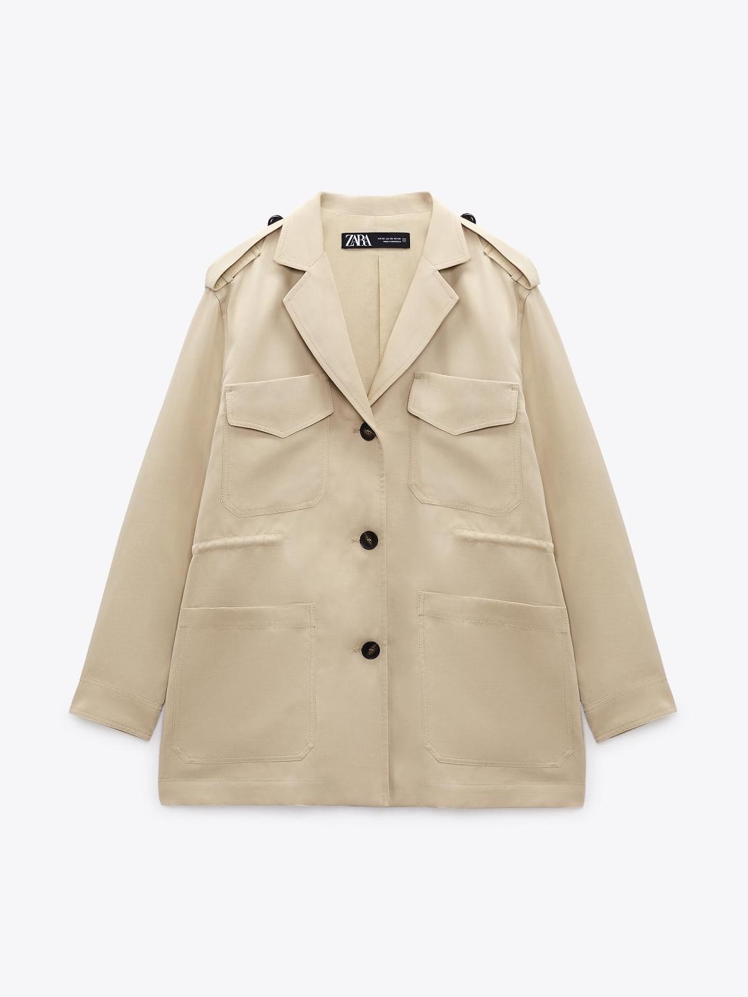 

ZARA Women Beige Jackets