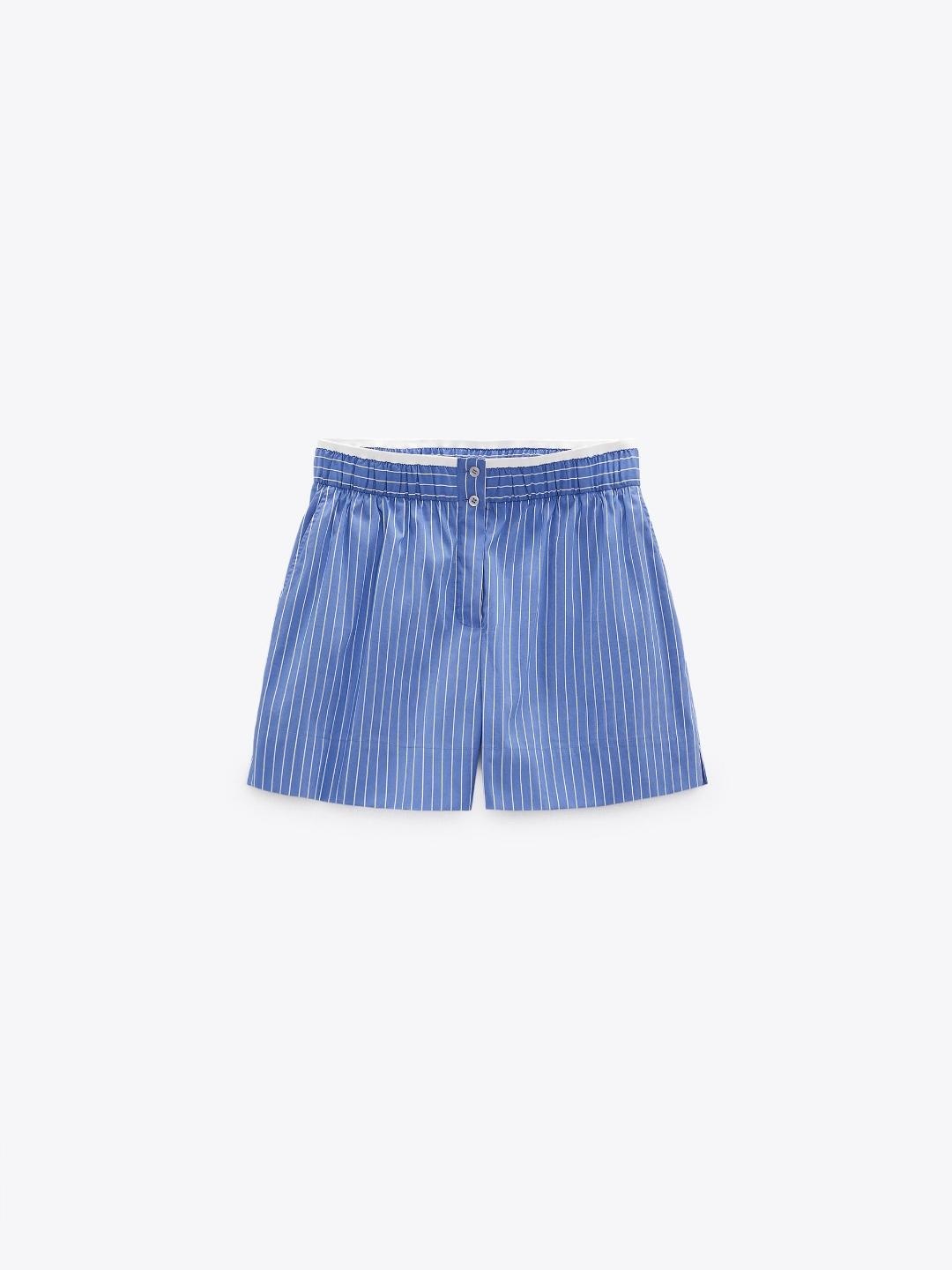 

ZARA Women Blue Shorts