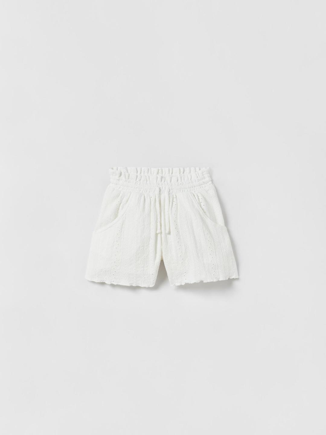 

ZARA Girls White Shorts