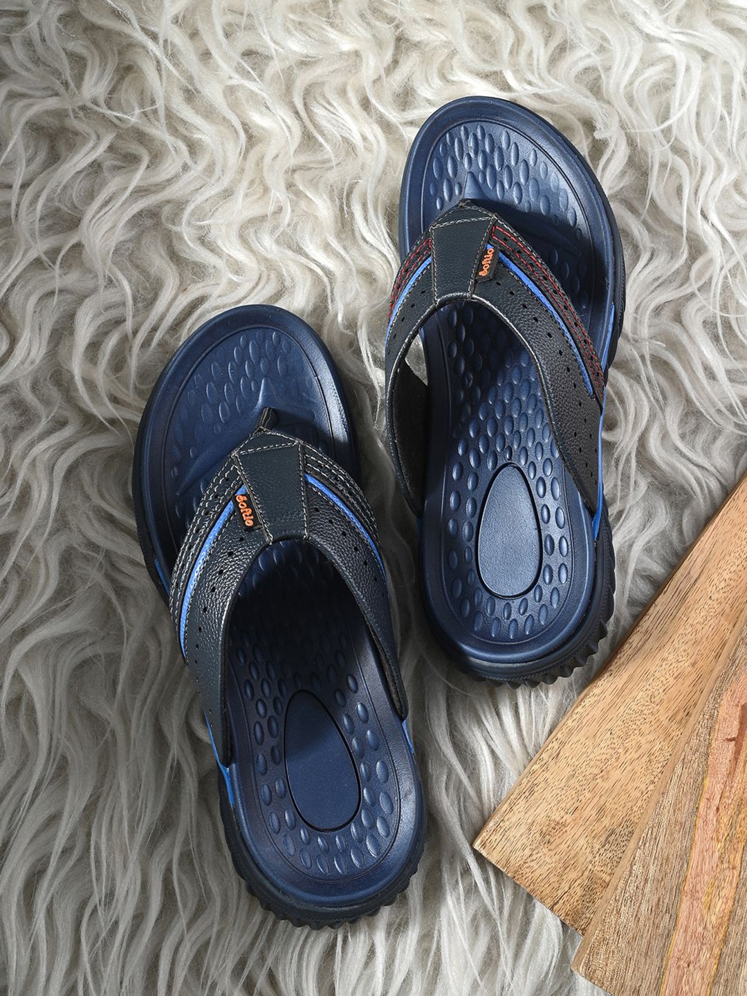 

SOFTIO Men Comfort Sandals, Blue