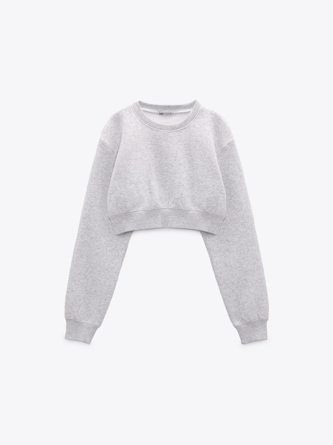 

ZARA Women Grey Sweatshirts