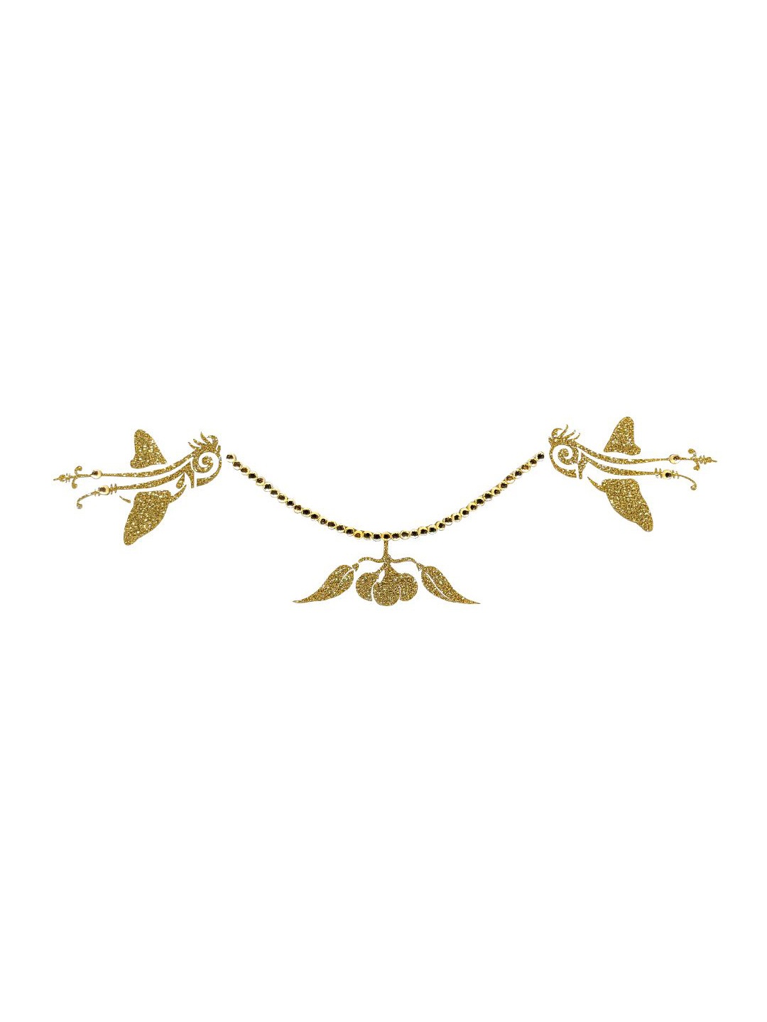 

Comet Busters Body Jewel Temporary Tattoo, Gold