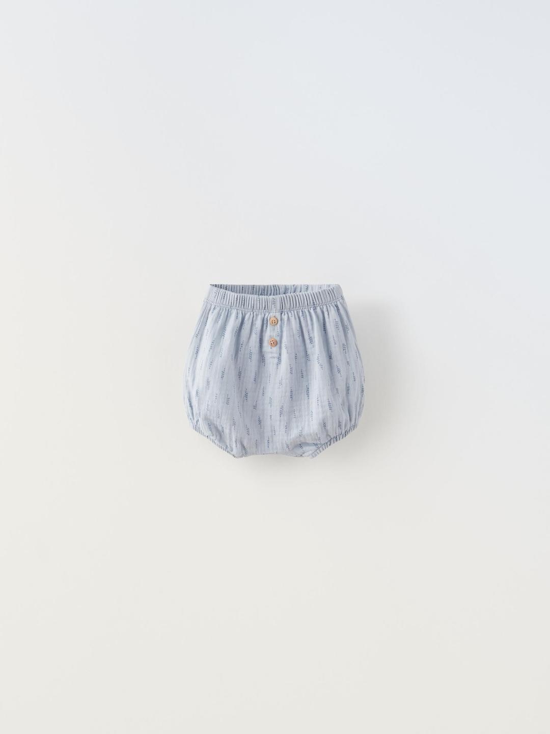 

ZARA Kids-Unisex Blue Shorts