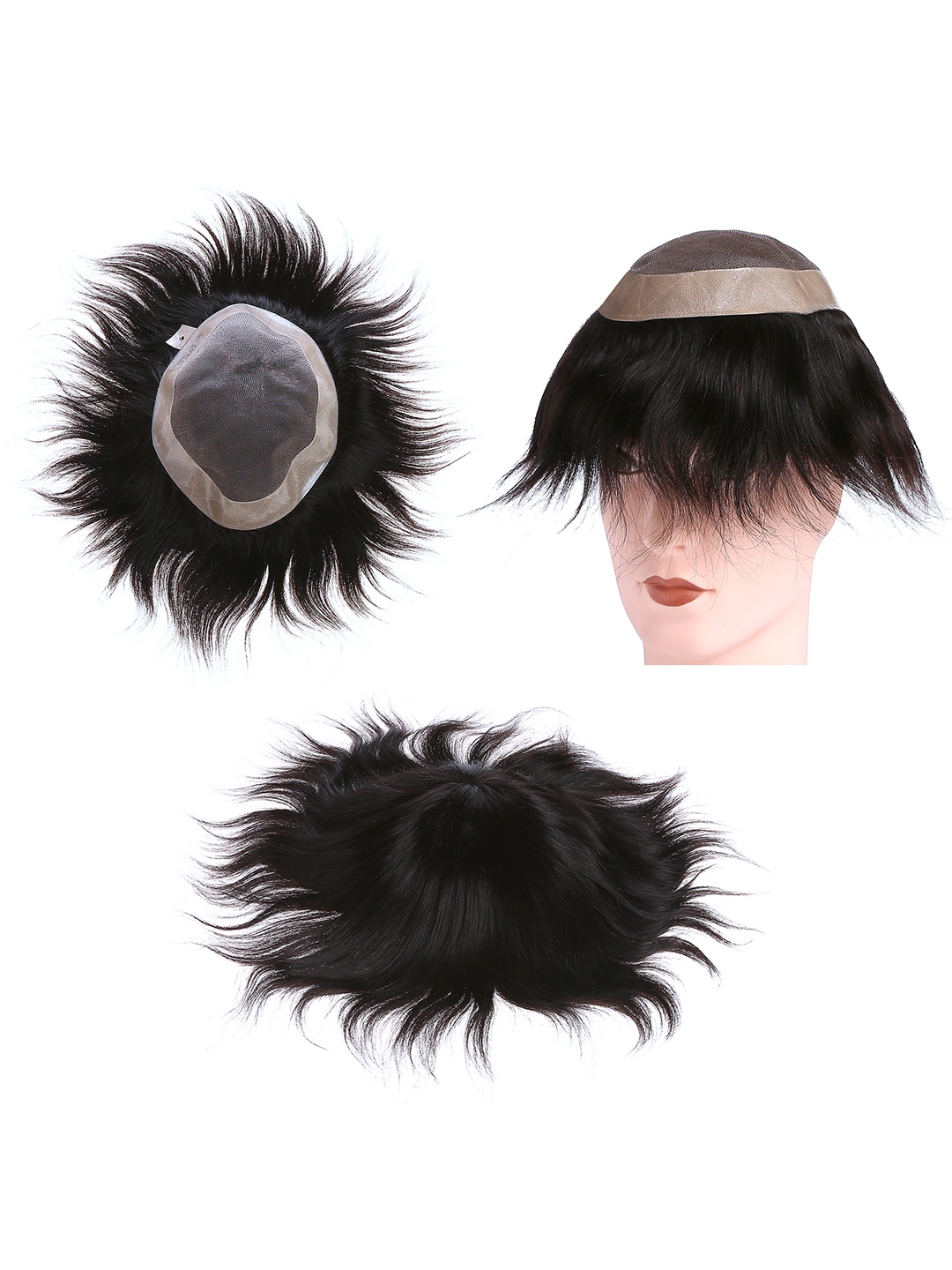 

D-Divine Tape-In Straight Scalp Topper Hair Extension - Black