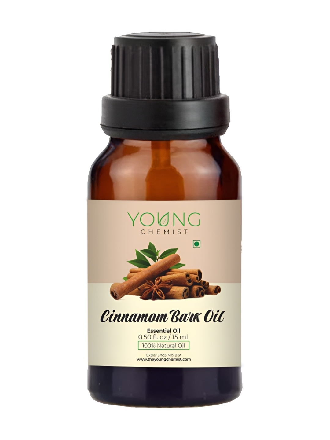 

YOUNG CHEMIST Cinnamon Bark Essential Oil - 15 ml, Brown