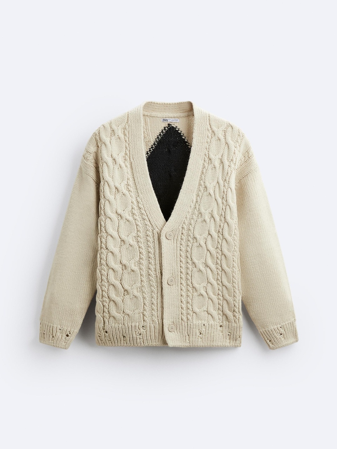 

ZARA Men Beige Sweaters