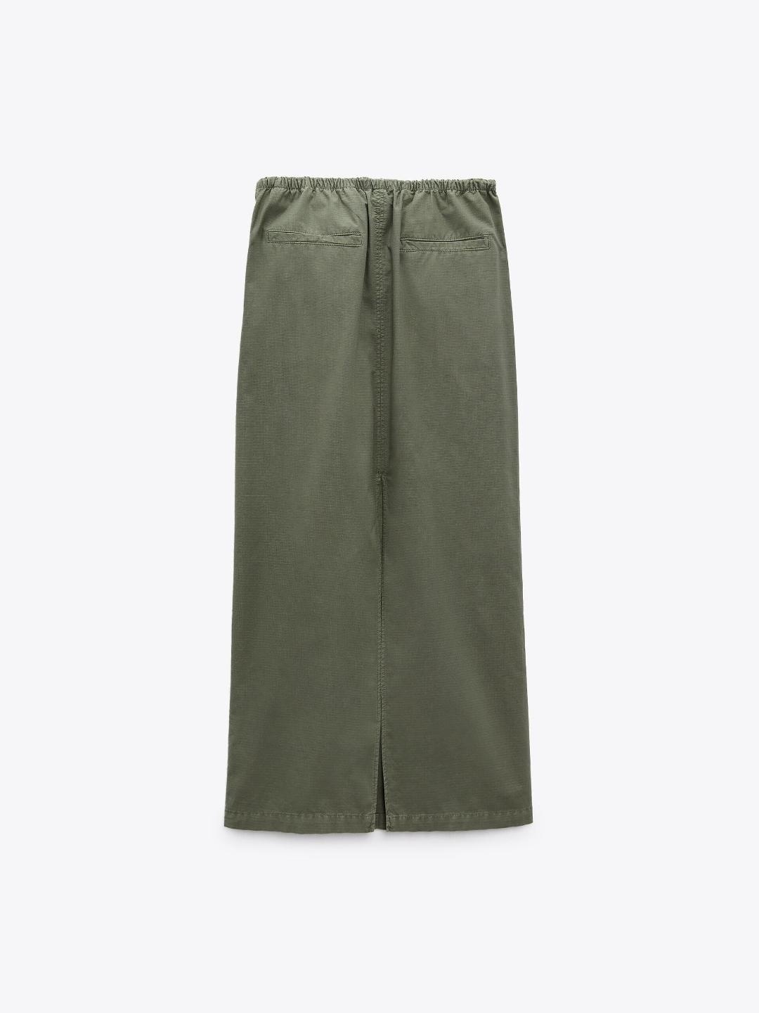 

ZARA Women Khaki Skirts