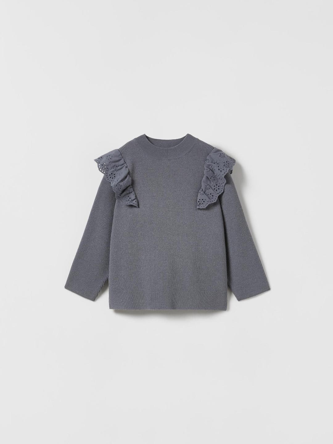 

ZARA Kids-Unisex Grey Sweaters