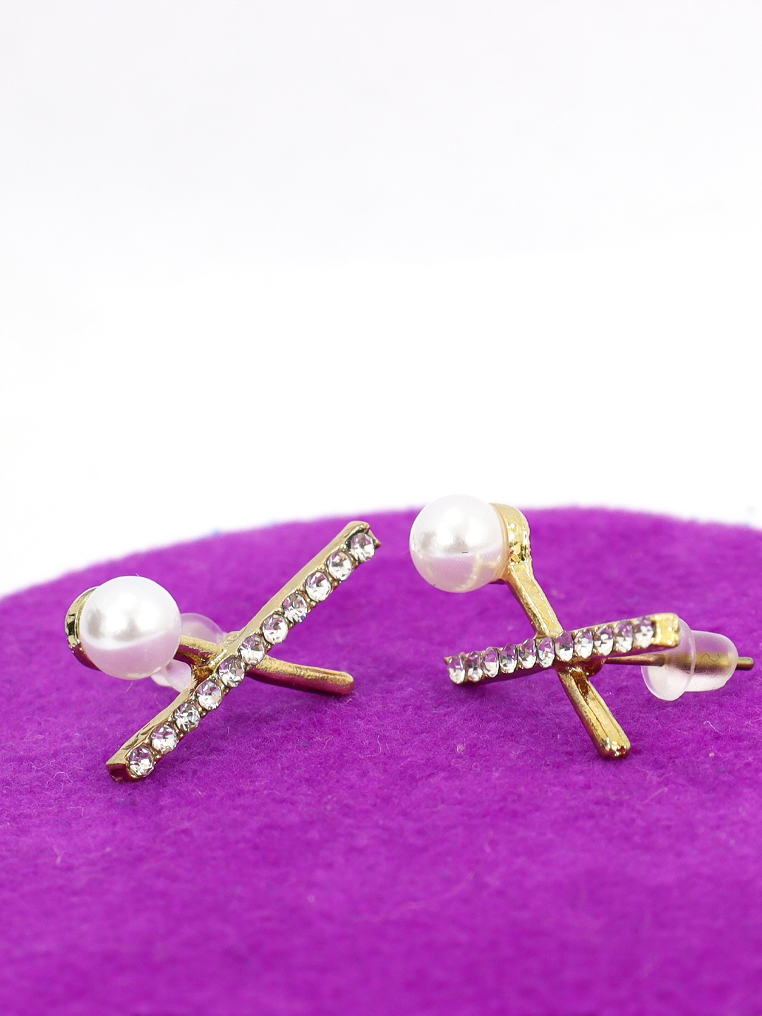 

Krelin Gold-Plated Stainless Steel Geometric Studs