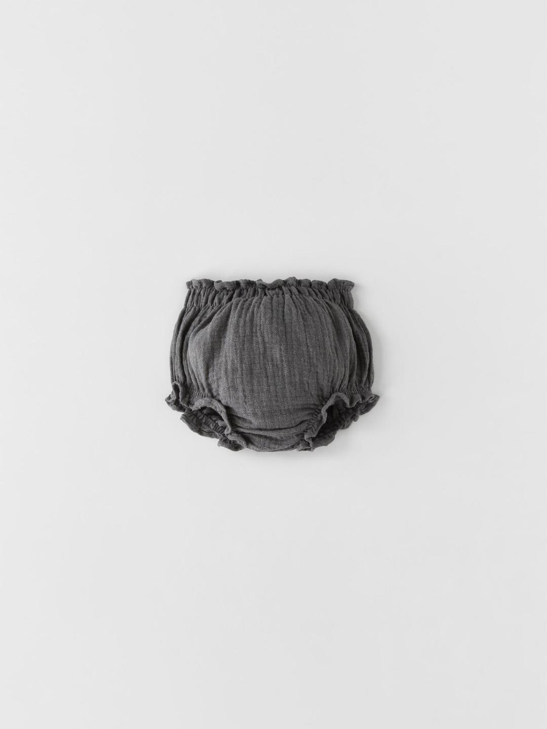 

ZARA Kids-Unisex Grey Shorts