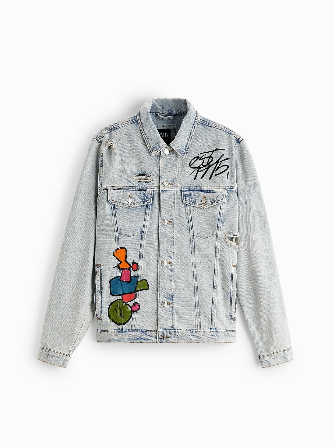 

ZARA Men Blue Jackets