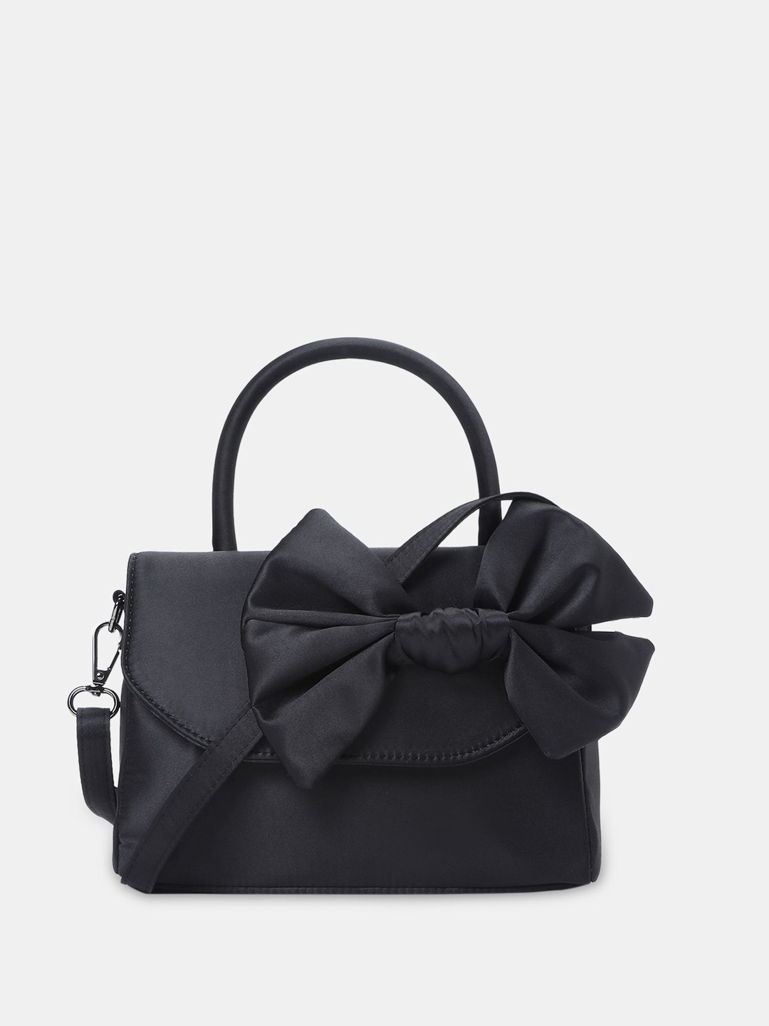 

Vero Moda Women Textured Solid Structured Sling Bags, Black