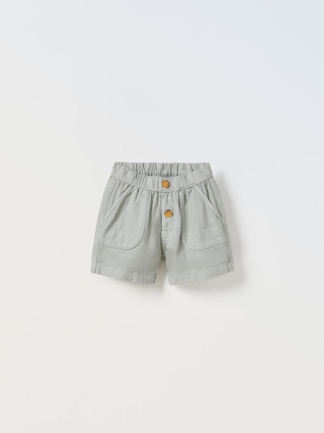 

ZARA Kids-Unisex Grey Shorts