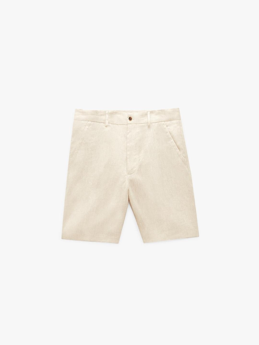

ZARA Men Beige Shorts