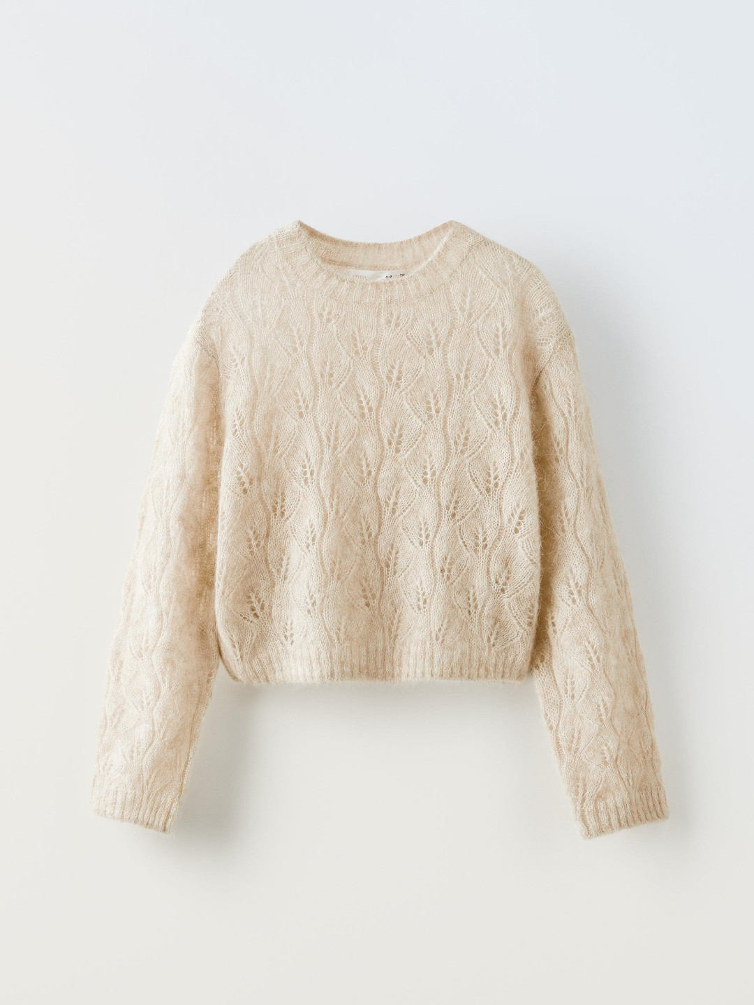 

ZARA Girls Beige Sweaters