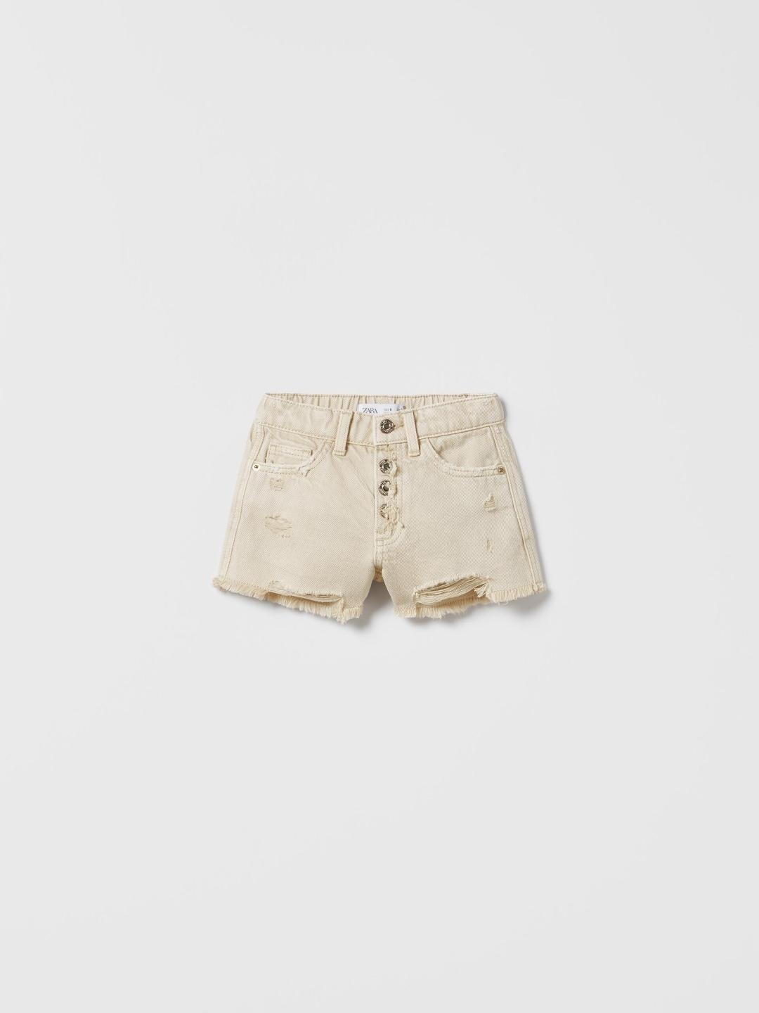 

ZARA Girls Beige Shorts