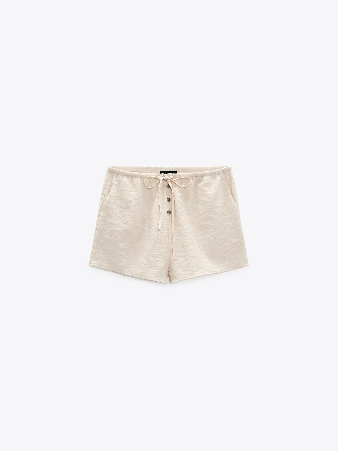 

ZARA Women Beige Shorts