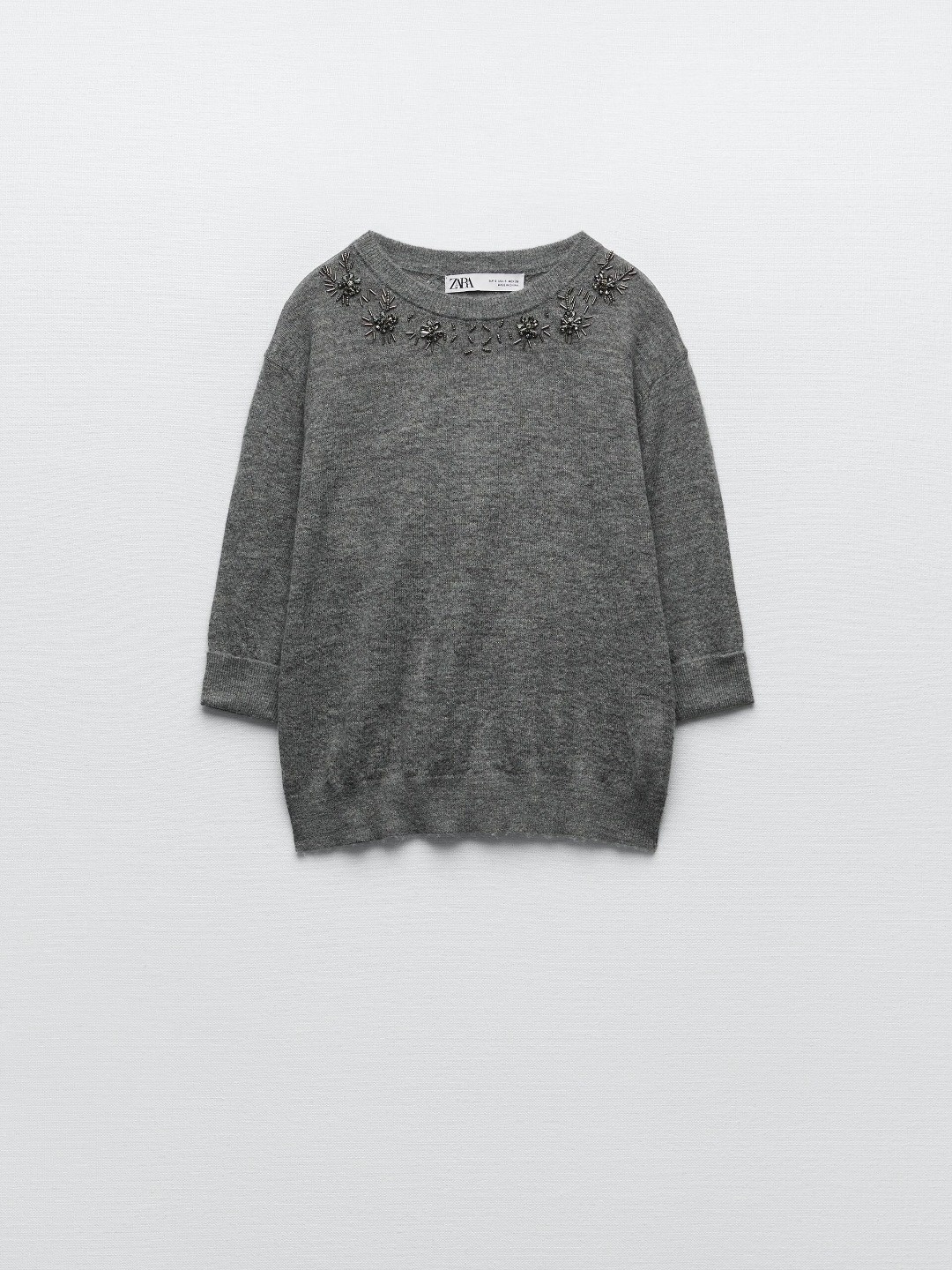 

ZARA Women Grey Sweaters
