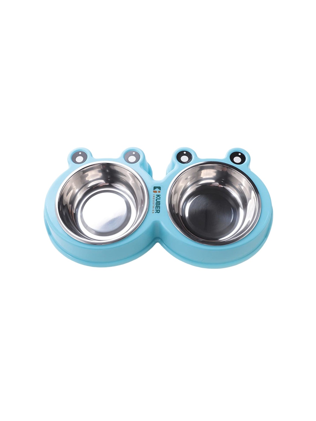 

Kuber Industries Stainless Steel Dog Food Bowl, Blue