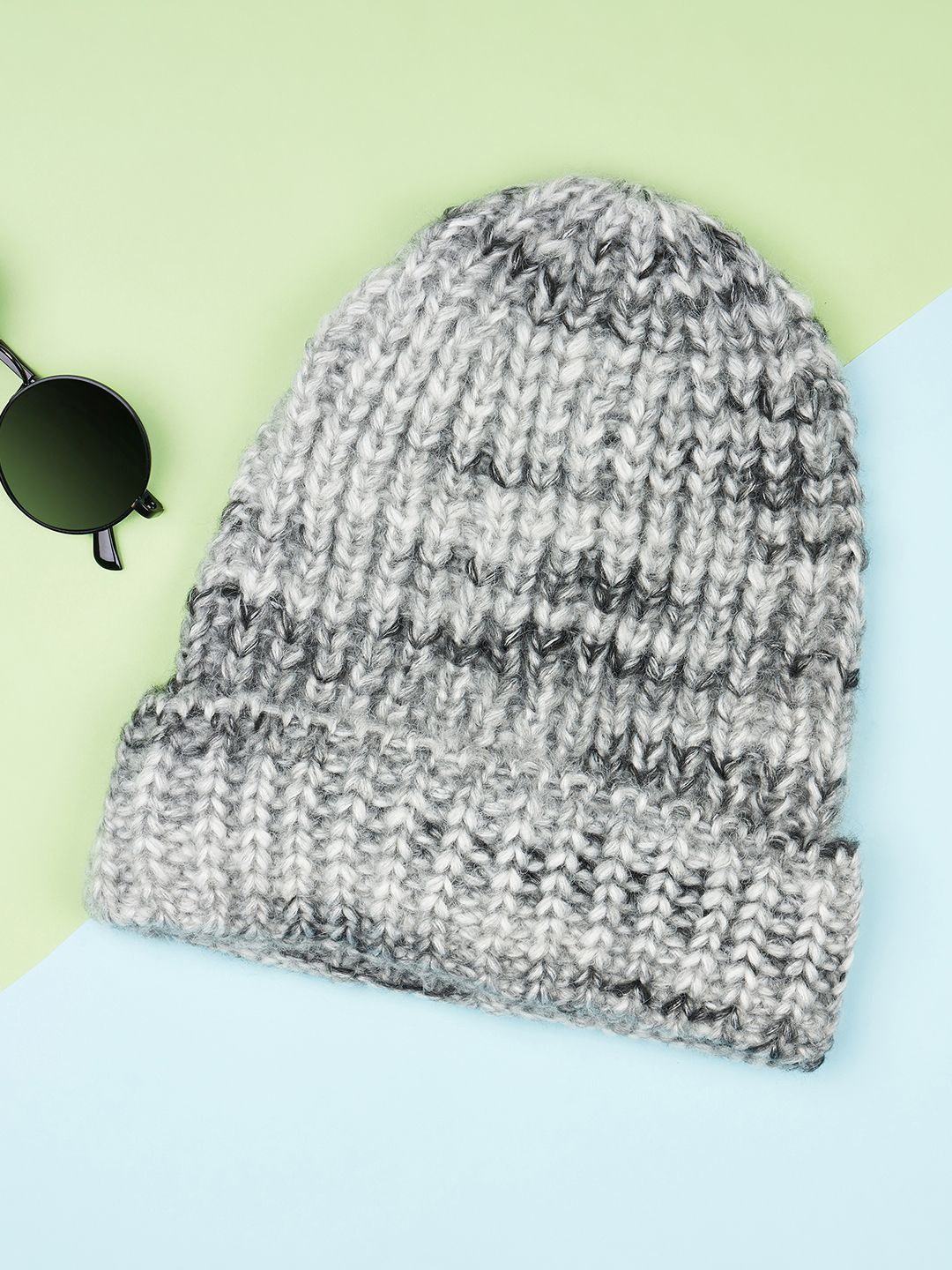 

BYFORD by Pantaloons Men Self Design Beanie, Grey