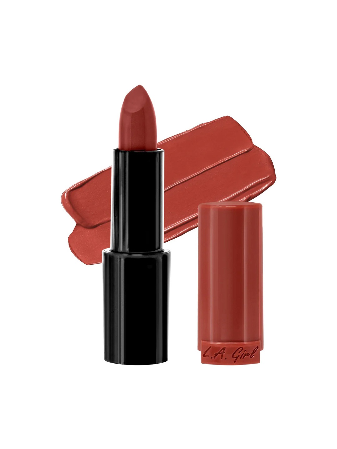 

L.A Girl Pretty & Plump Creamy Lipstick with Vitamin E & Shea Butter - Spiffy, Rust
