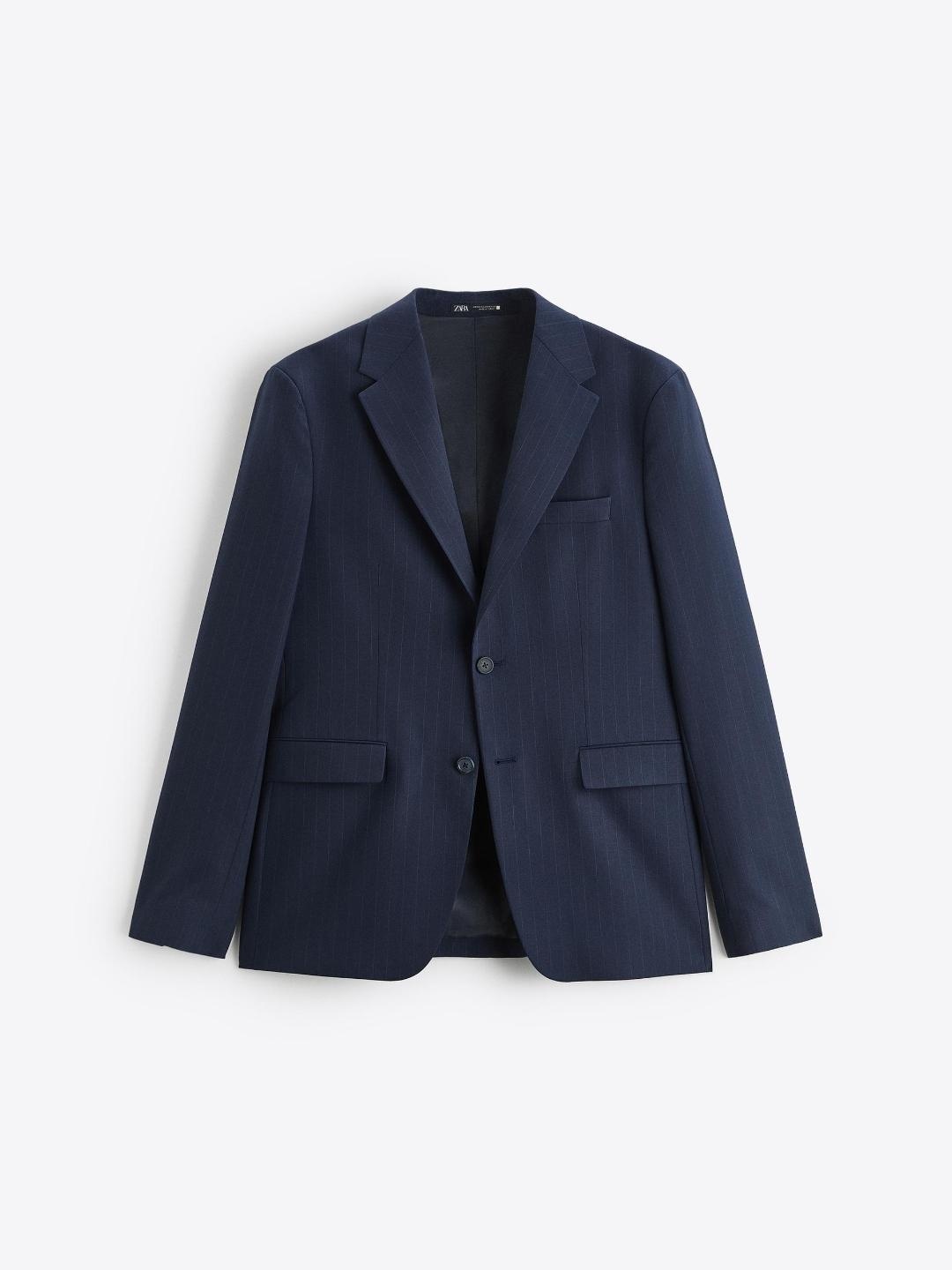 

ZARA Men Blue Blazers