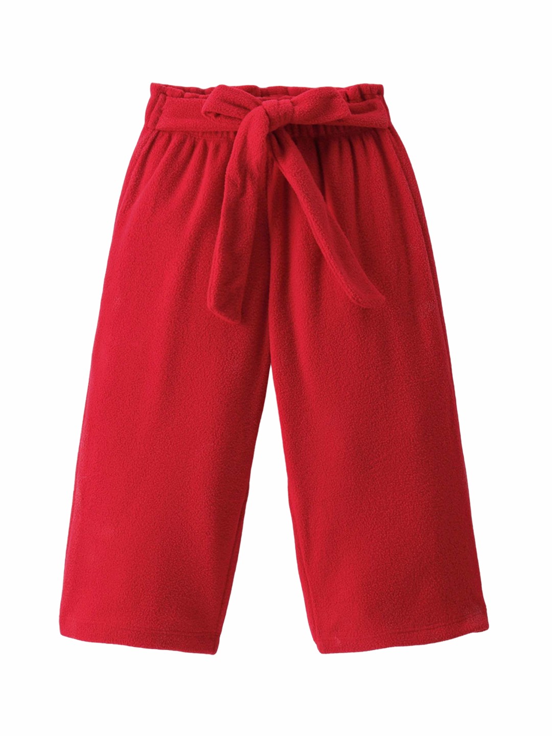 

CrayonFlakes Girls Mid Rise Lounge Pants, Red