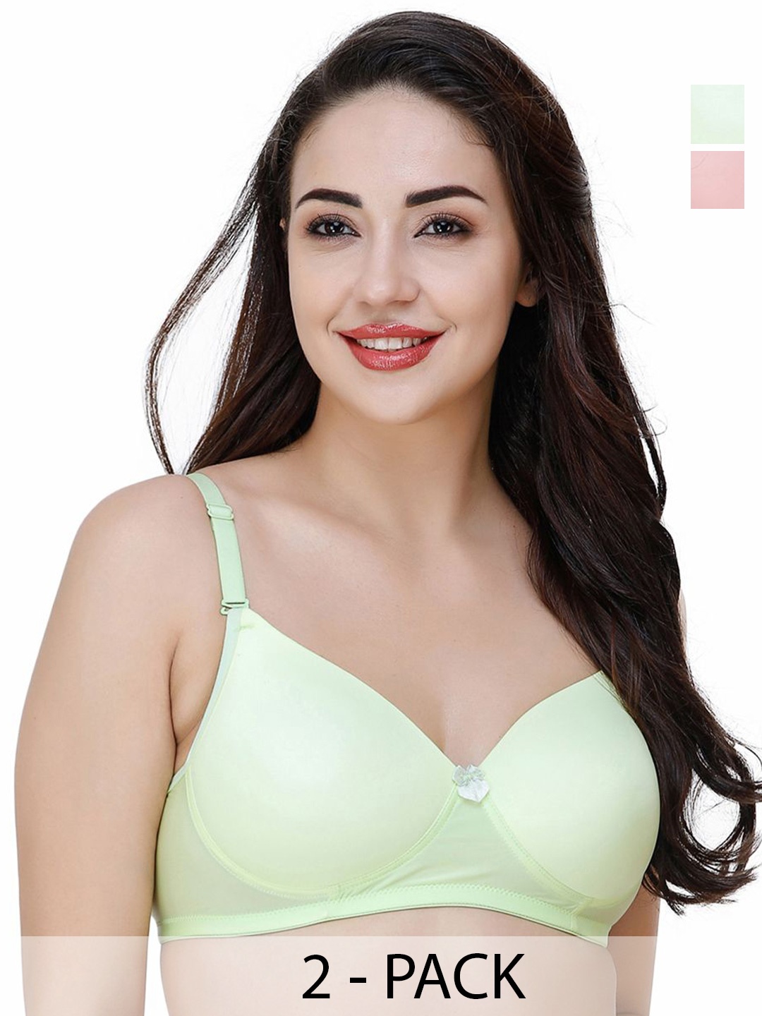 

College Girl Bra Full Coverage Lightly Padded, Green