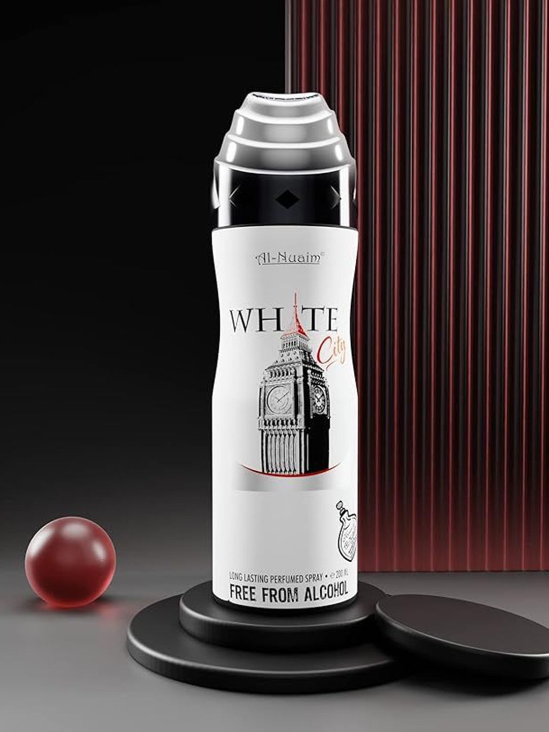 

Al-Nuaim White City Alcohol Free Deodorant - 200 ml, Multi