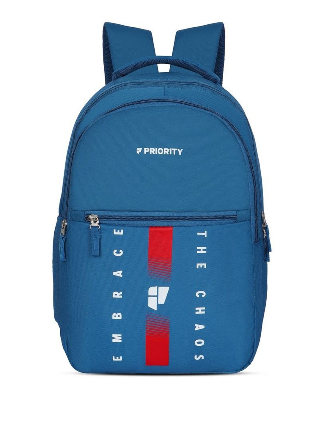 

Priority Unisex Brand Logo Backpack, Blue