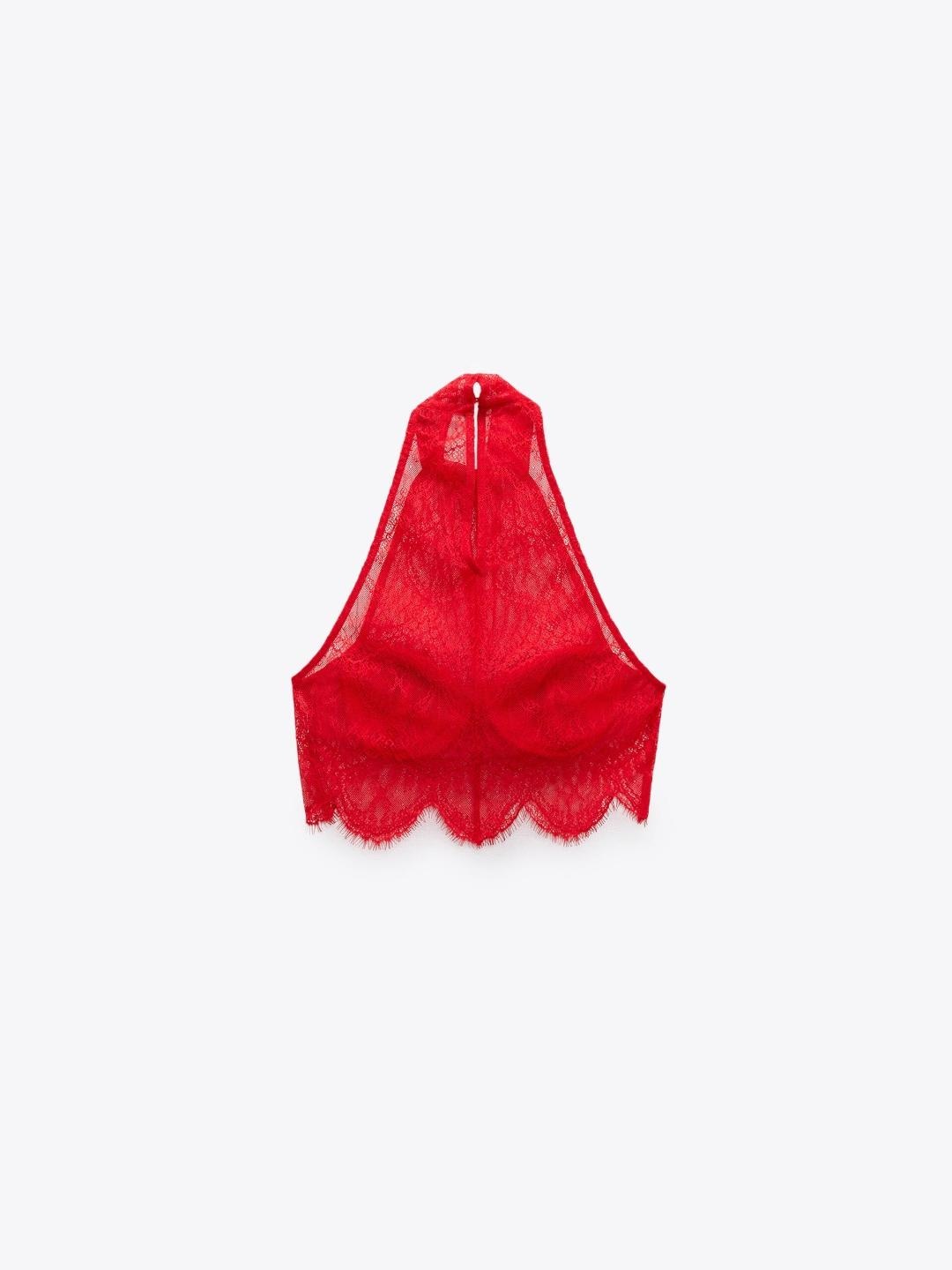 

ZARA Adults-Women Tops, Red