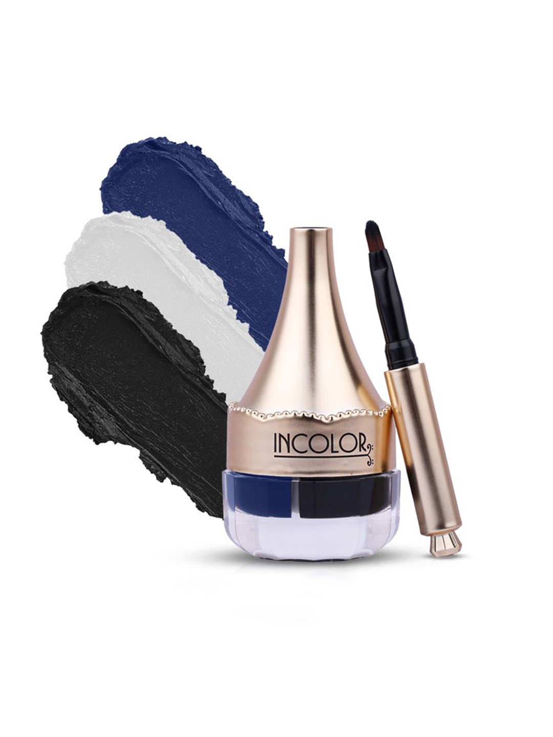 

INCOLOR 3 In 1 Super Gel Eyeliner- Shade- 01, Blue